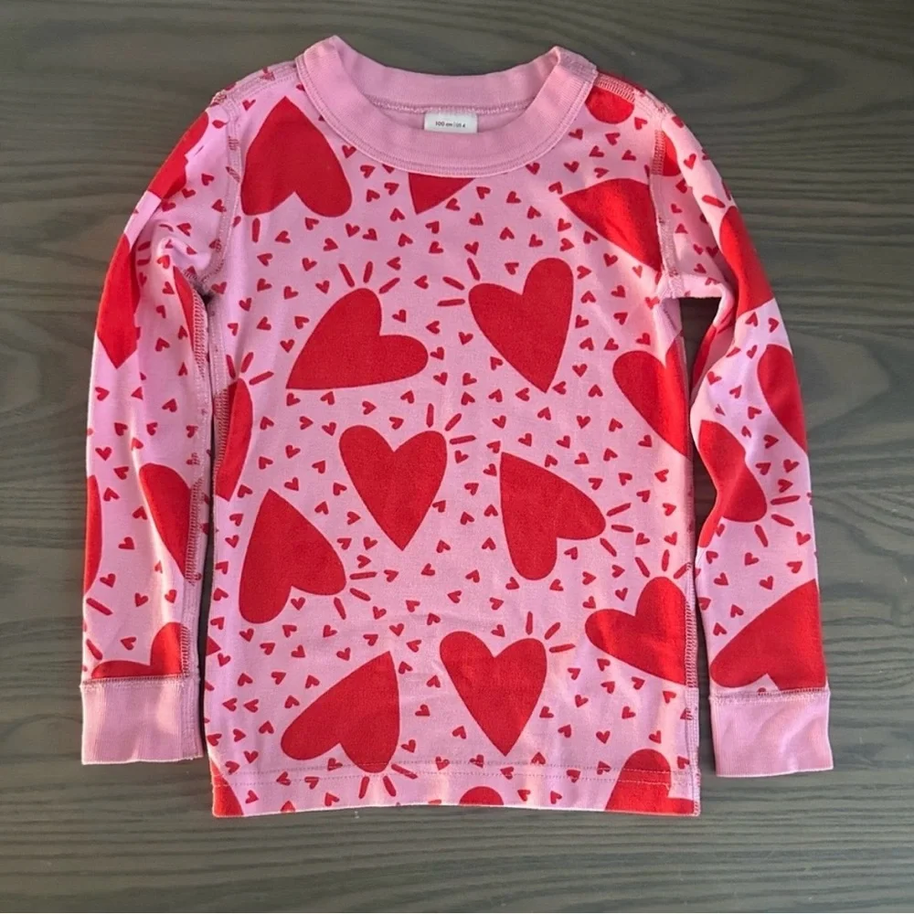 HANNA ANDERSSON LONG JOHN PAJAMAS IN FULL HEARTS